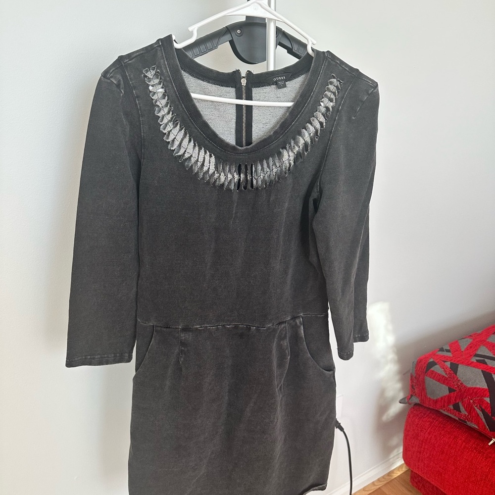 Black Embellished Women's Dress